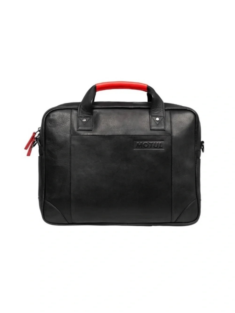MOTUL Leather Laptop Bag Black NEW
